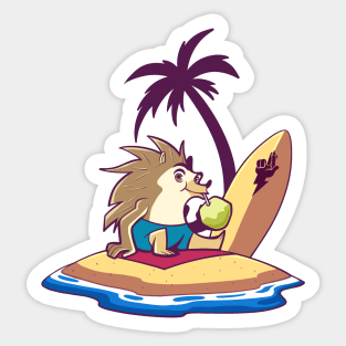 BEACH HEDGE HOG RAYO Sticker